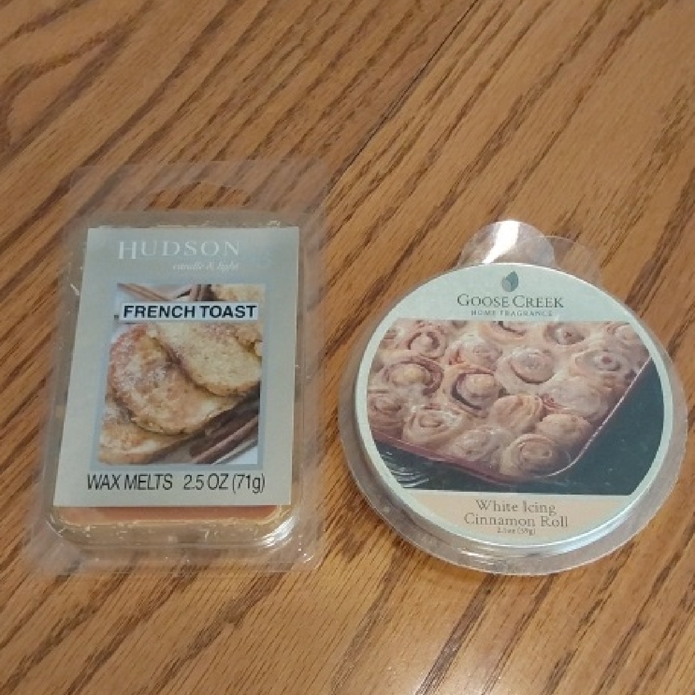 Hudson Jeans French Toast Wax Melts - Cream and Brown